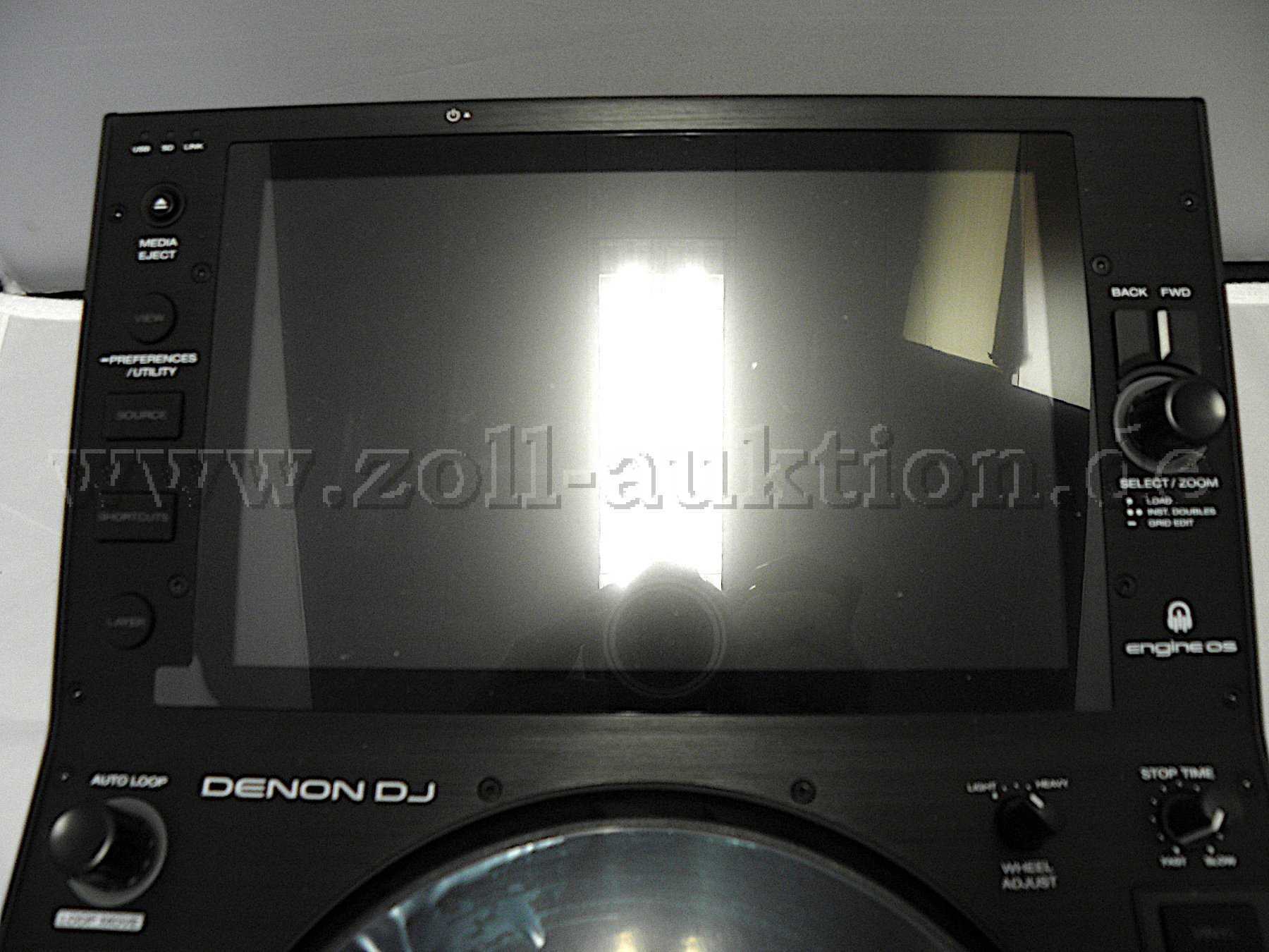 Denon DJ SC6000 Prime Ansicht von oben Display