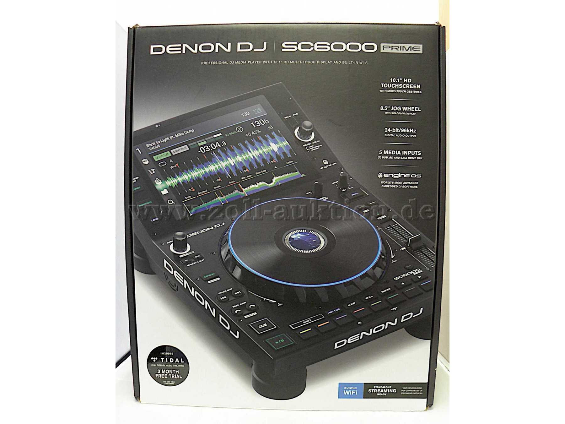 Denon DJ SC6000 Prime Karton Vorderseite