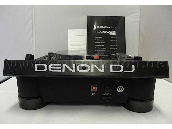 Denon Prime LC6000 DJ Controller Stirnseite mit Anschlussmöglichkeiten