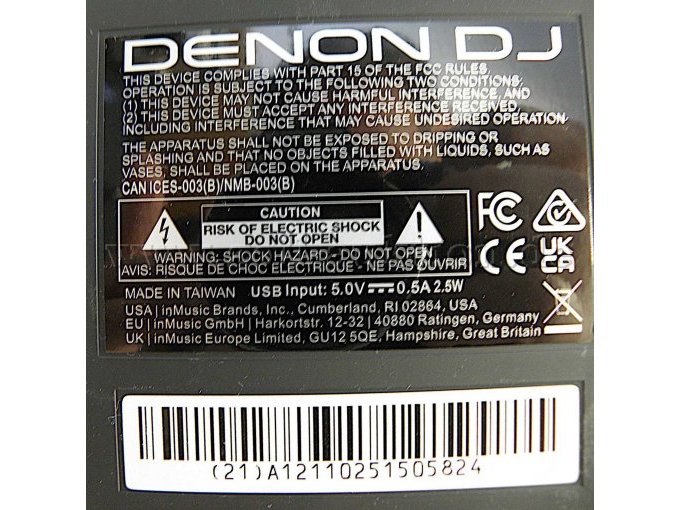 CE Kennzeichnung und Seriennummer