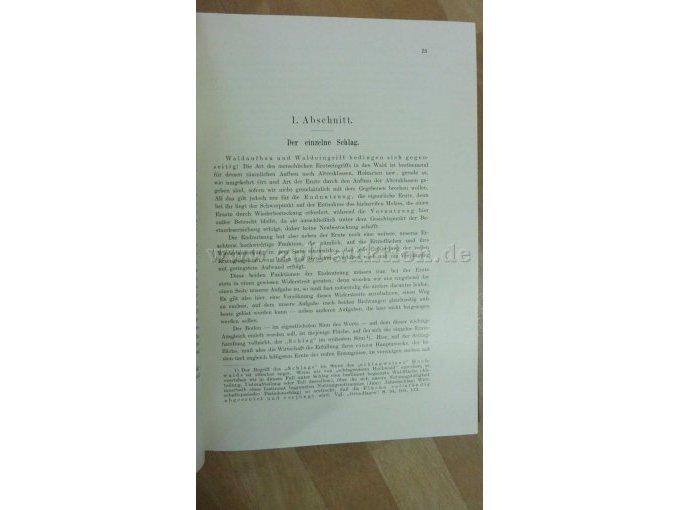 1. Abschnitt Der einzelne Schlag