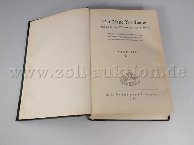 aufgeschlagener Band (exemplarisch)