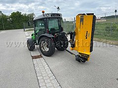 Seitenansicht mit Mulcher