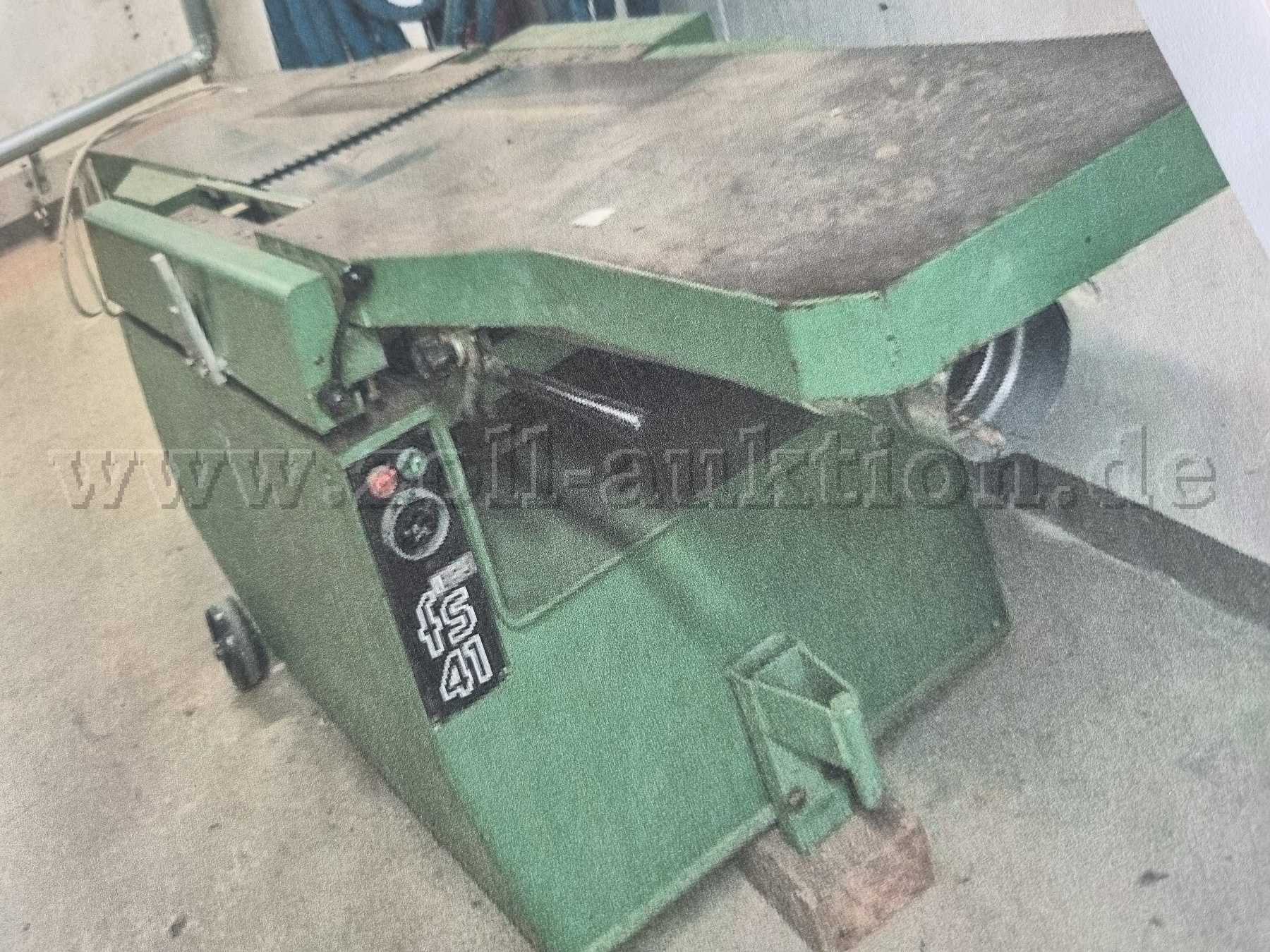 FS41 Dickhobelmaschine - Front /Vorderseite