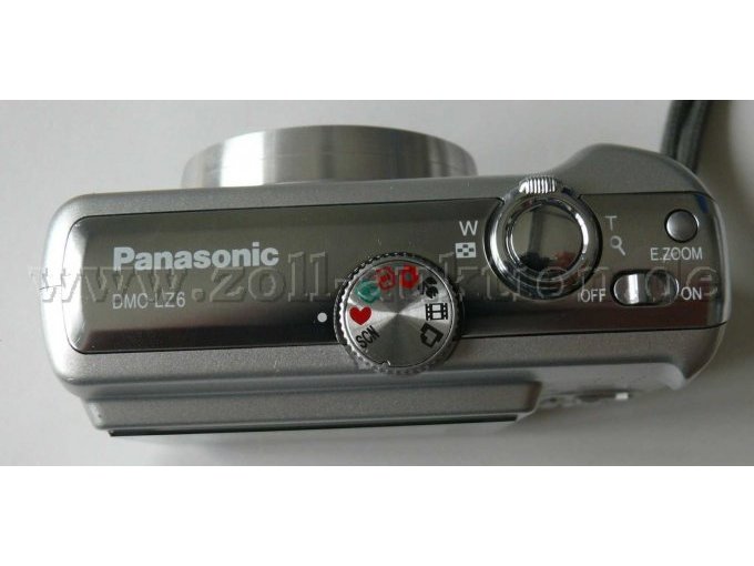 Digitalkamera Panasonic DMC-LZ6 Bedienelement oben
