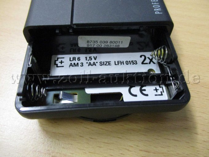Batteriefach und CE-Kennzeichnung