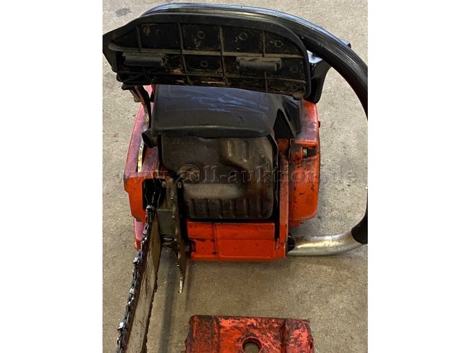 Dolmar Motorsäge, Ansicht Auspuff