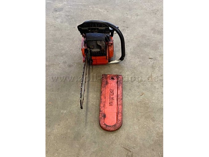 Dolmar Motorsäge, Ansicht von vorne