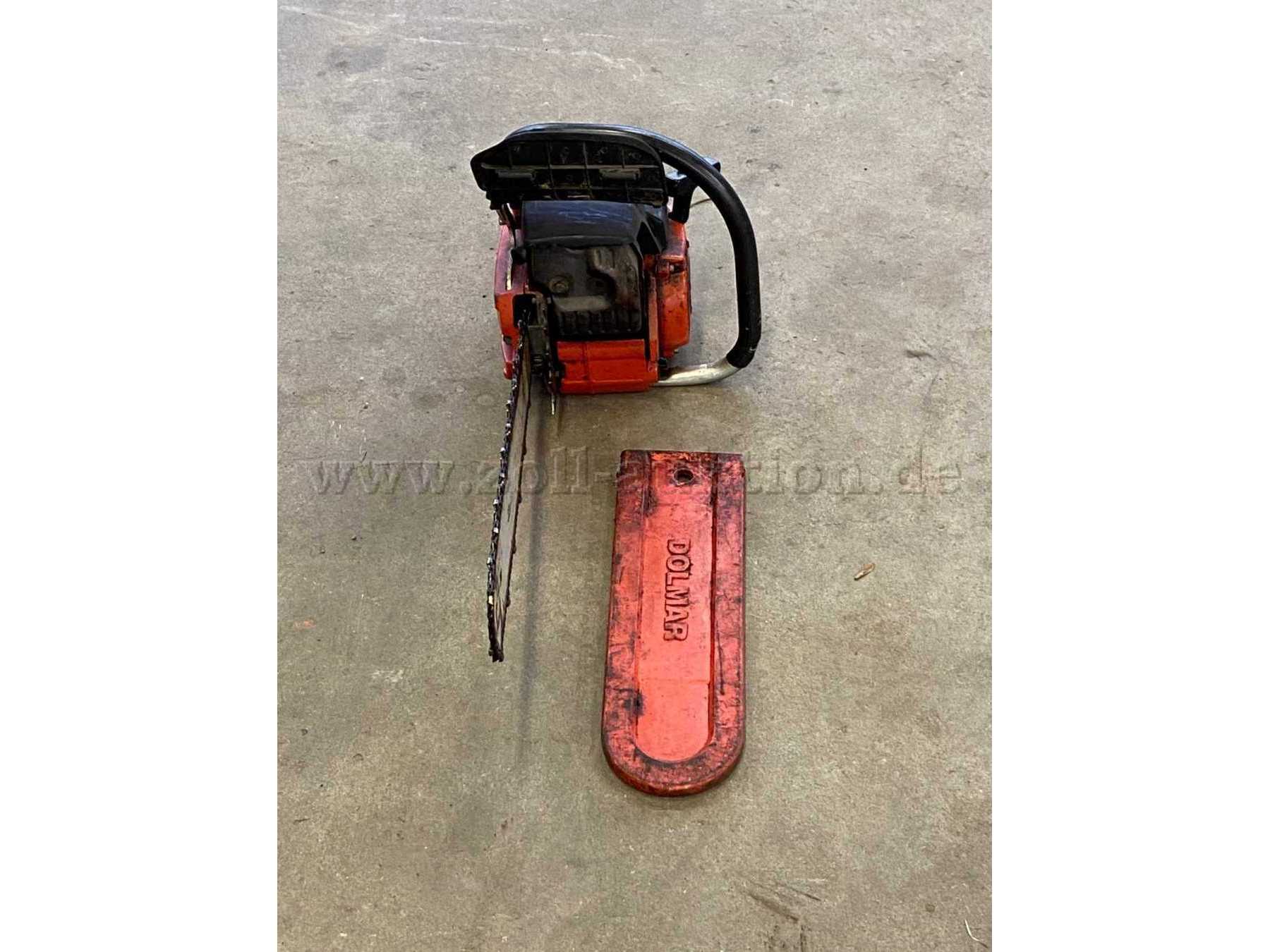 Dolmar Motorsäge, Ansicht von vorne