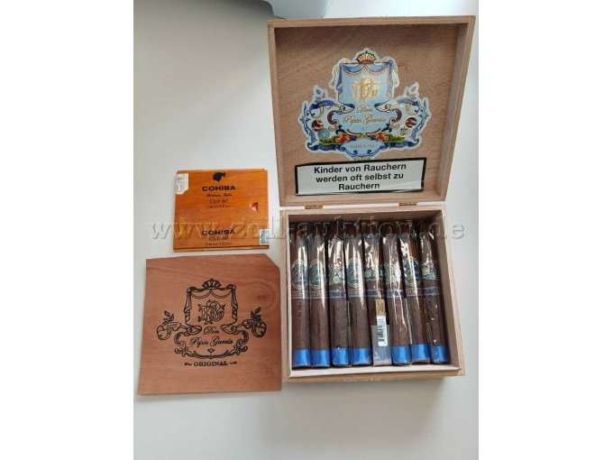 1 Don Pepin Garcia Original Blue Imperiales Torpedo 16 Zigarren inkl. Holzkiste – kavel bij Zoll-Auktion, Paderborn