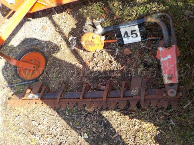 Ansicht von oben Mähmesser
