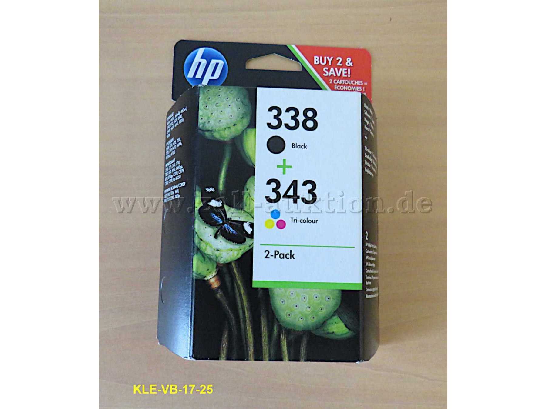 HP 338/343 Doppelpackung