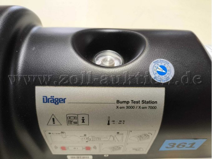 Dräger Bump Test Station X-am 3000 / X-am 7000 Prüfstempel 11/2026