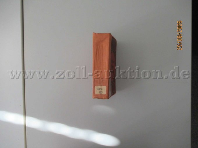 Buchrücken mit Aufkleber