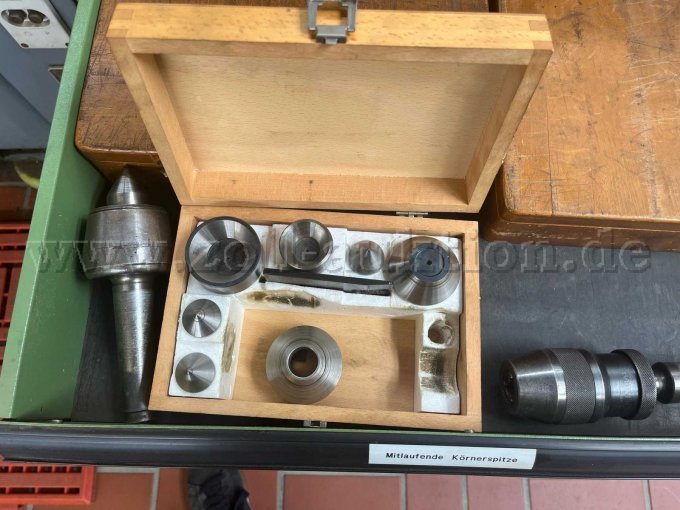 Mitlaufende Körnerspitzen + Röhm MK4 Bohrfutter
