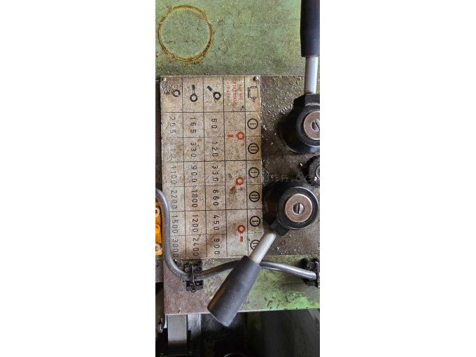 Weiler Primus Drehzahlen