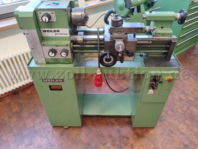 Drehmaschine konventionell Weiler Primus_Frontansicht Drehmaschine konventionell Weiler Primus_Frontansicht