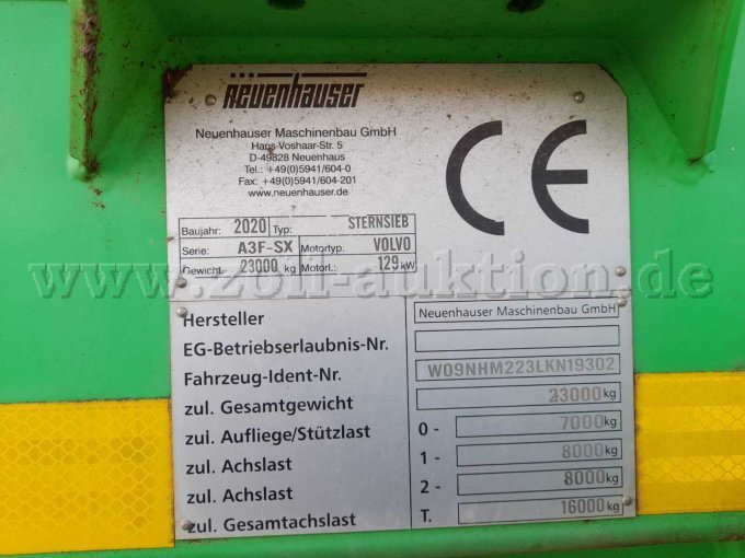 1 Drei Fraktionen Sternsiebanlage Neuenhauser A3F-SX – foto 5 – kavel bij Zoll-Auktion, Herrenberg