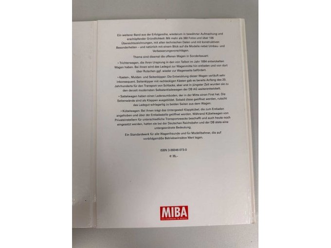 Bücher Set Güterwagen Band IV Rückseite