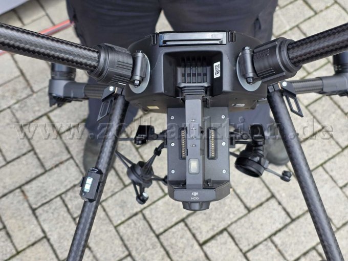 Akkuaufnahme Drohnenrückseite