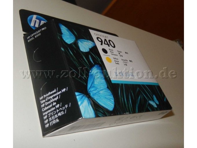 Druckkopf, Verpackung seitlich