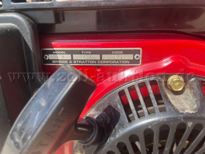 Typenschild Motor