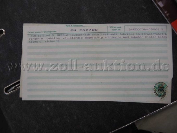 Ansicht Zulassungsbescheinigung Teil 1 (3)