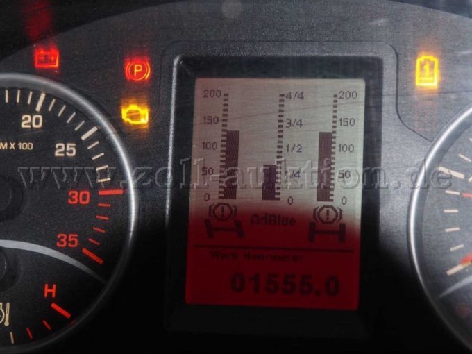 Ansicht Betriebsstundenanzeige