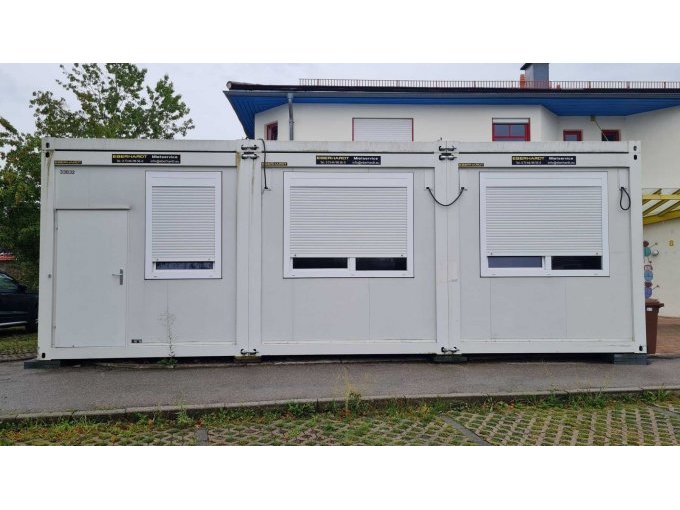 1 EBERHARDT – Ruimtecontainer type EURO 100 – Containercomplex voor een kleuterschool met drie modules – foto 2 – kavel bij Zoll-Auktion, Altusried