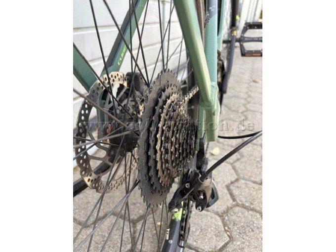 Teilansicht Hinterrad mit Zahnräder