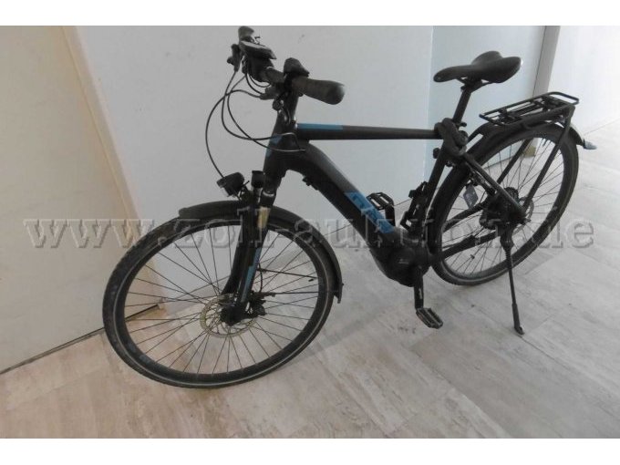 Seitenansicht des E-Bikes