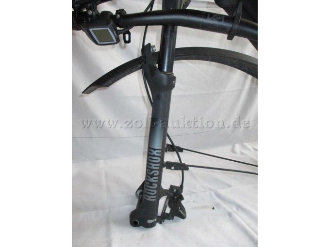 Ansicht Federgabel mit Shimano Bremssattel