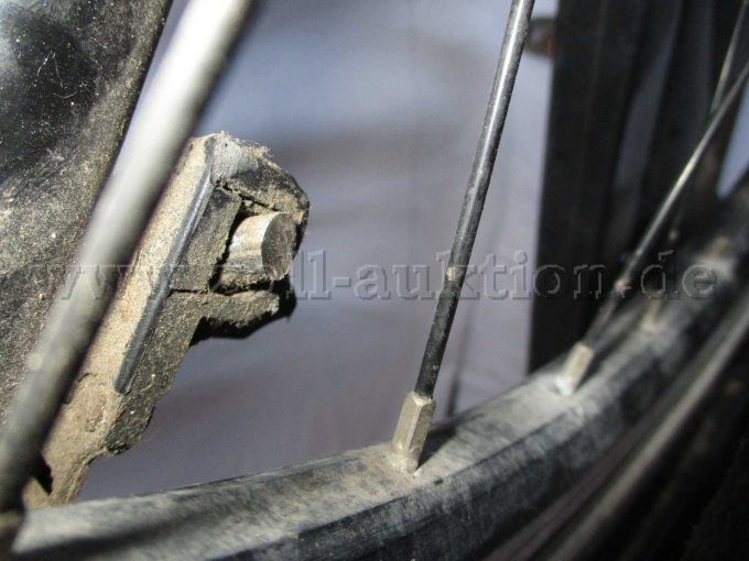 Teilansicht durchtrenntes Ringschloss