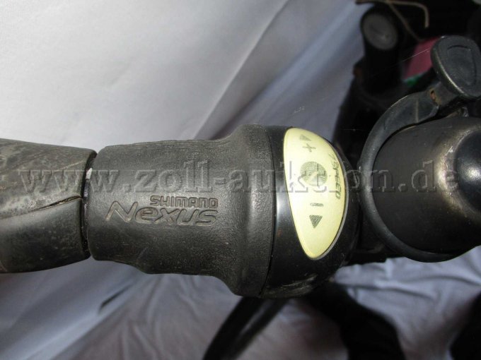 Ansicht Schaltung Shimano Nexus Drehgriff