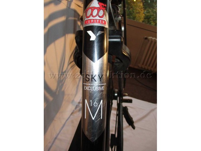 Teilansicht Fahrradrahmen mit Modellbezeichnung