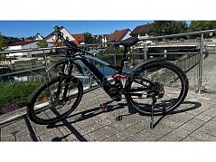 Gesamtansicht des E-Bikes