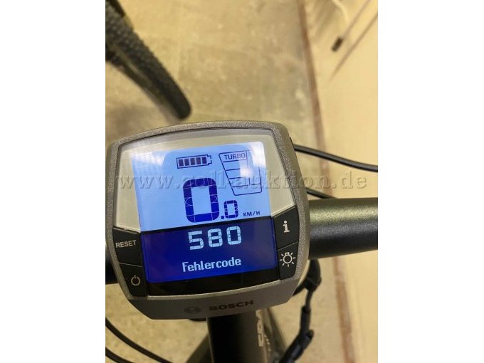 Bordcomputer - Fehlercode 580