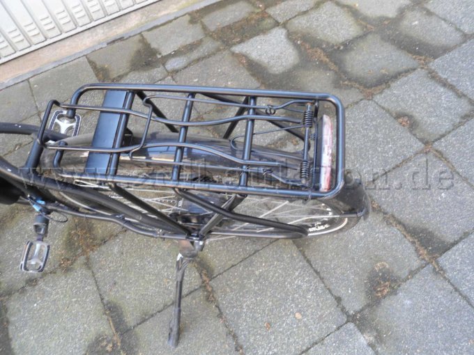 Hinterrad mit Gepäckträger