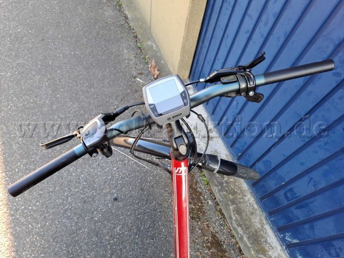 Detailansicht Lenker mit Bordcomputer