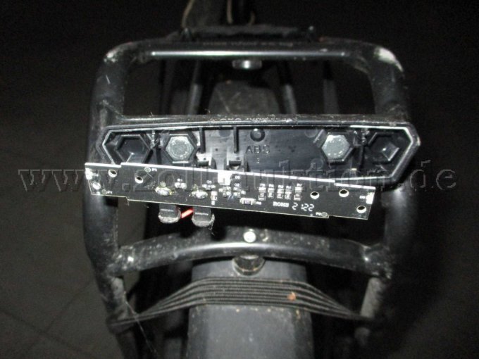 Ansicht beschädigtes Rücklicht