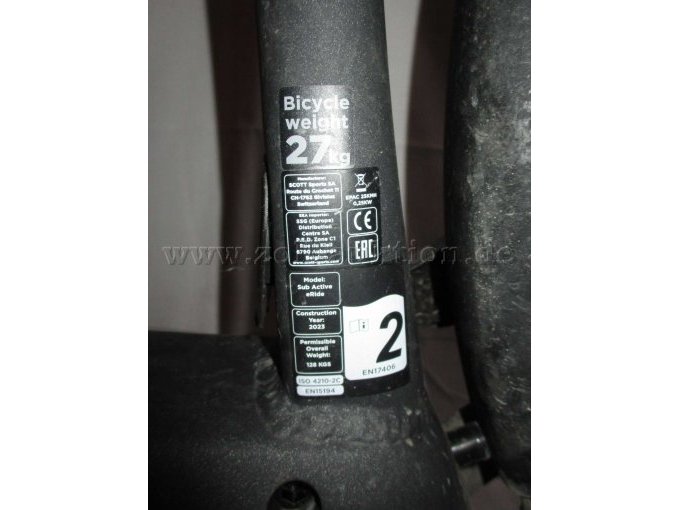 Ansicht Typenschild mit CE-Kennung