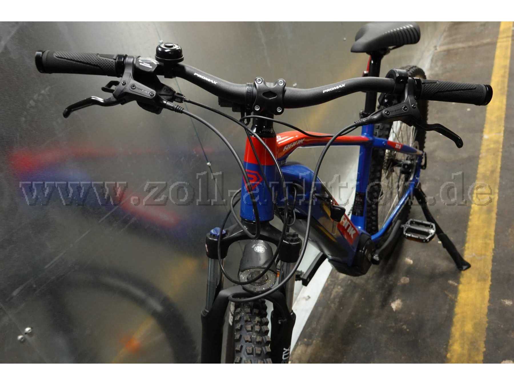 RANK Leopard XC
Ansicht von vorn
Lenker, Bremse, Licht