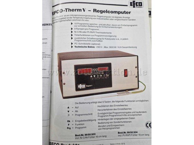 1 EFCO Brennofen mit EFCO Therm V Regelcomputer – foto 2 – kavel bij Zoll-Auktion, Kaiserslautern