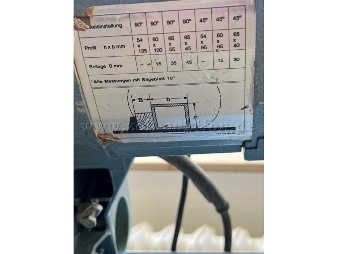 Infodruck der Maschine