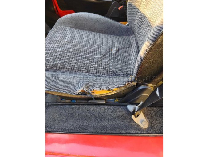 Sitz mit einem Defekt