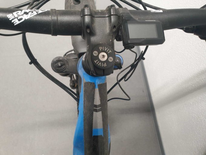 Sicht auf Display am Lenker