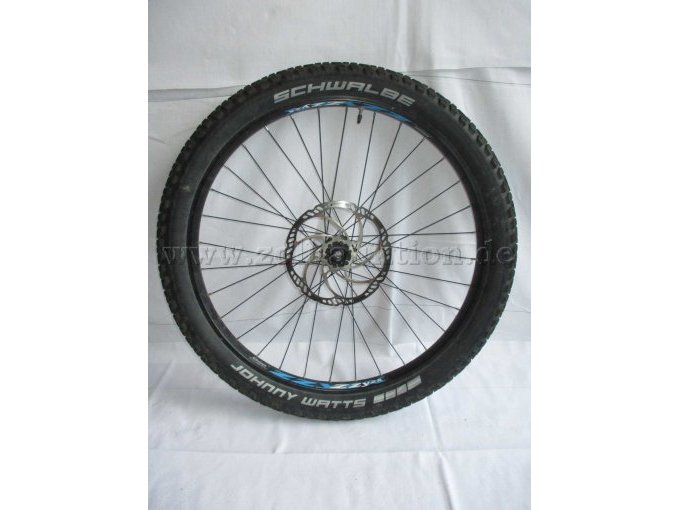 Ansicht Vorderrad mit Scheibenbremse, Vorderrad nicht montiert