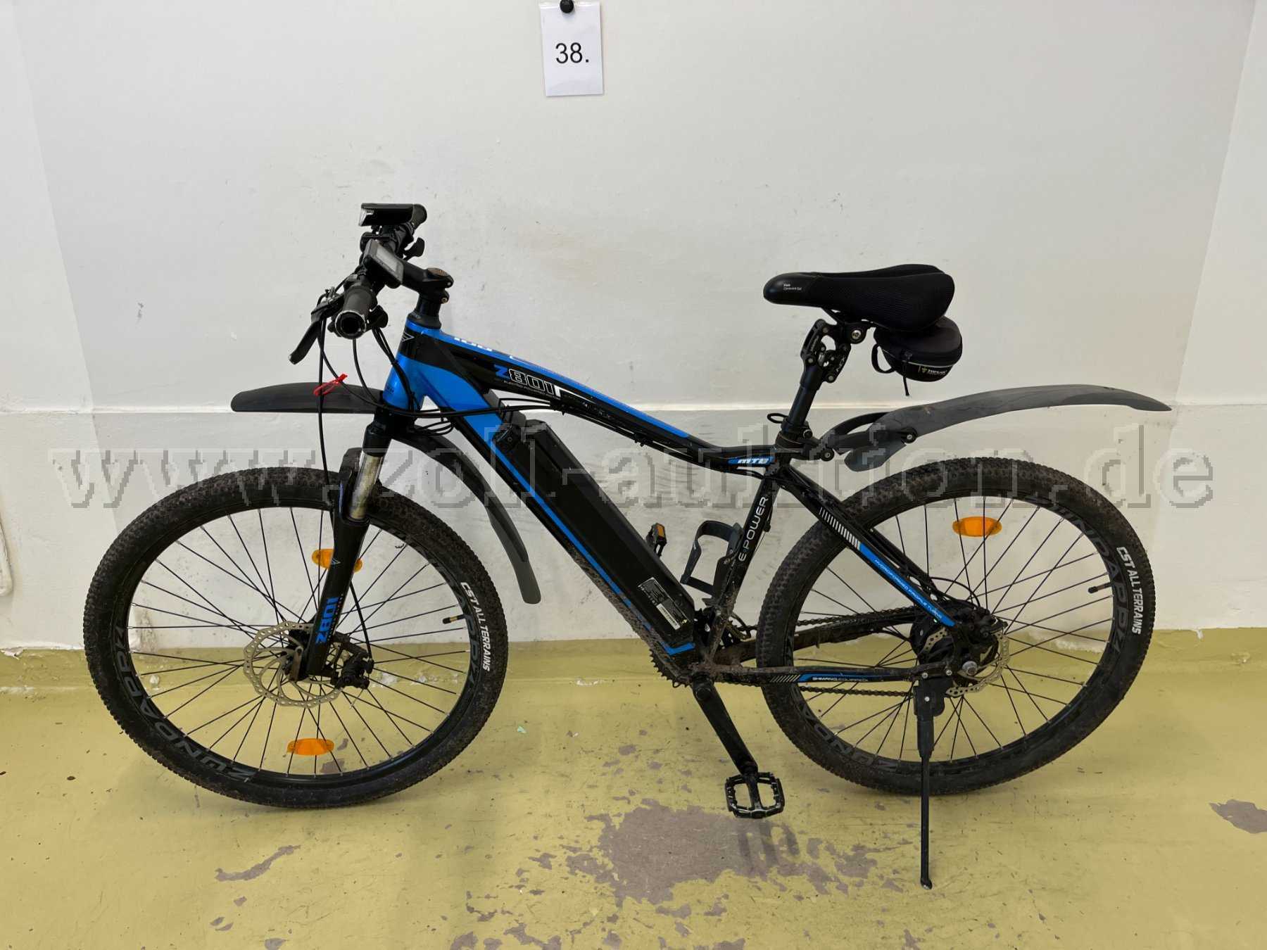 E-Mountainbike von Zündapp, links