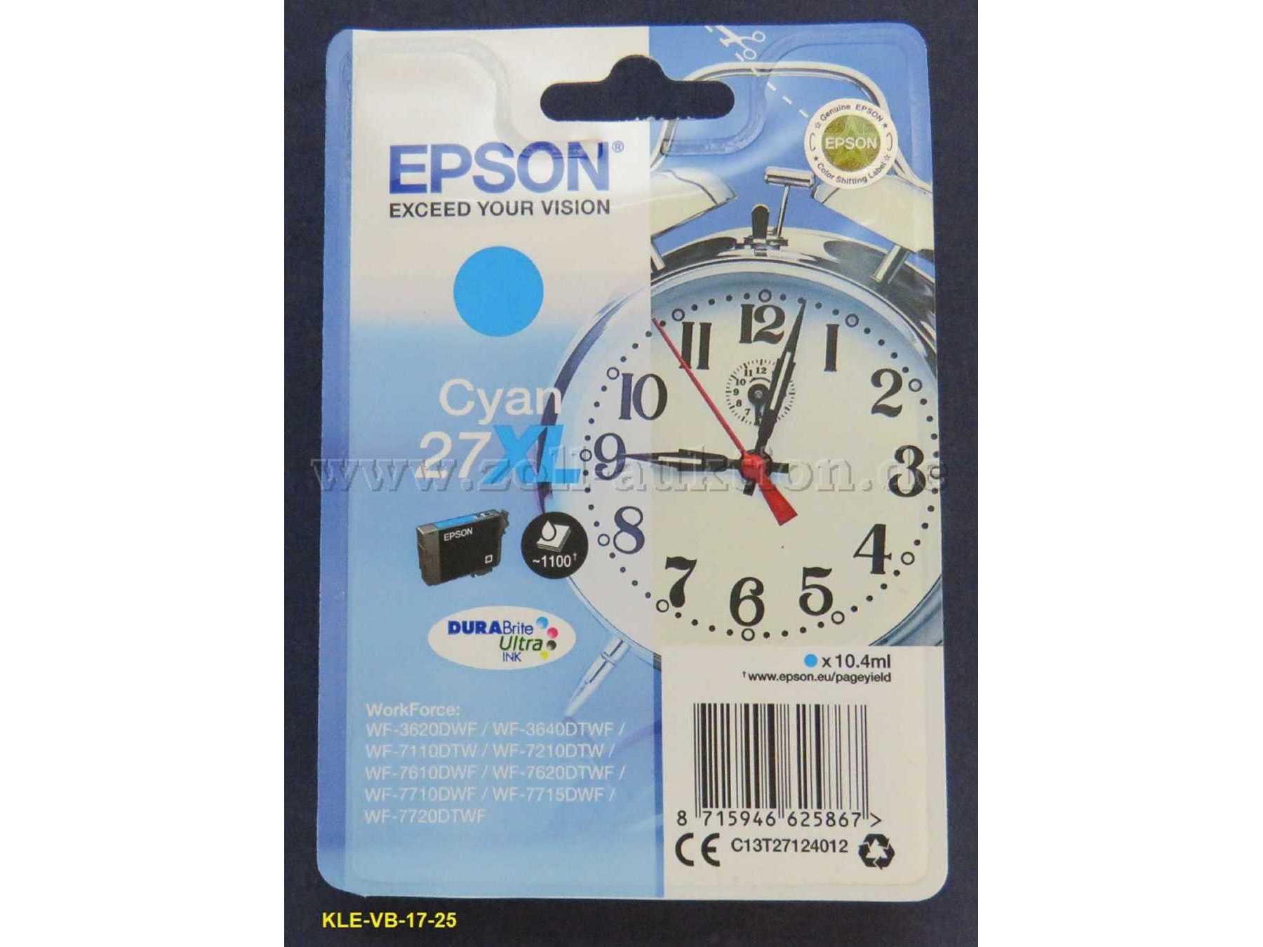 EPSON 27XL Cyan
