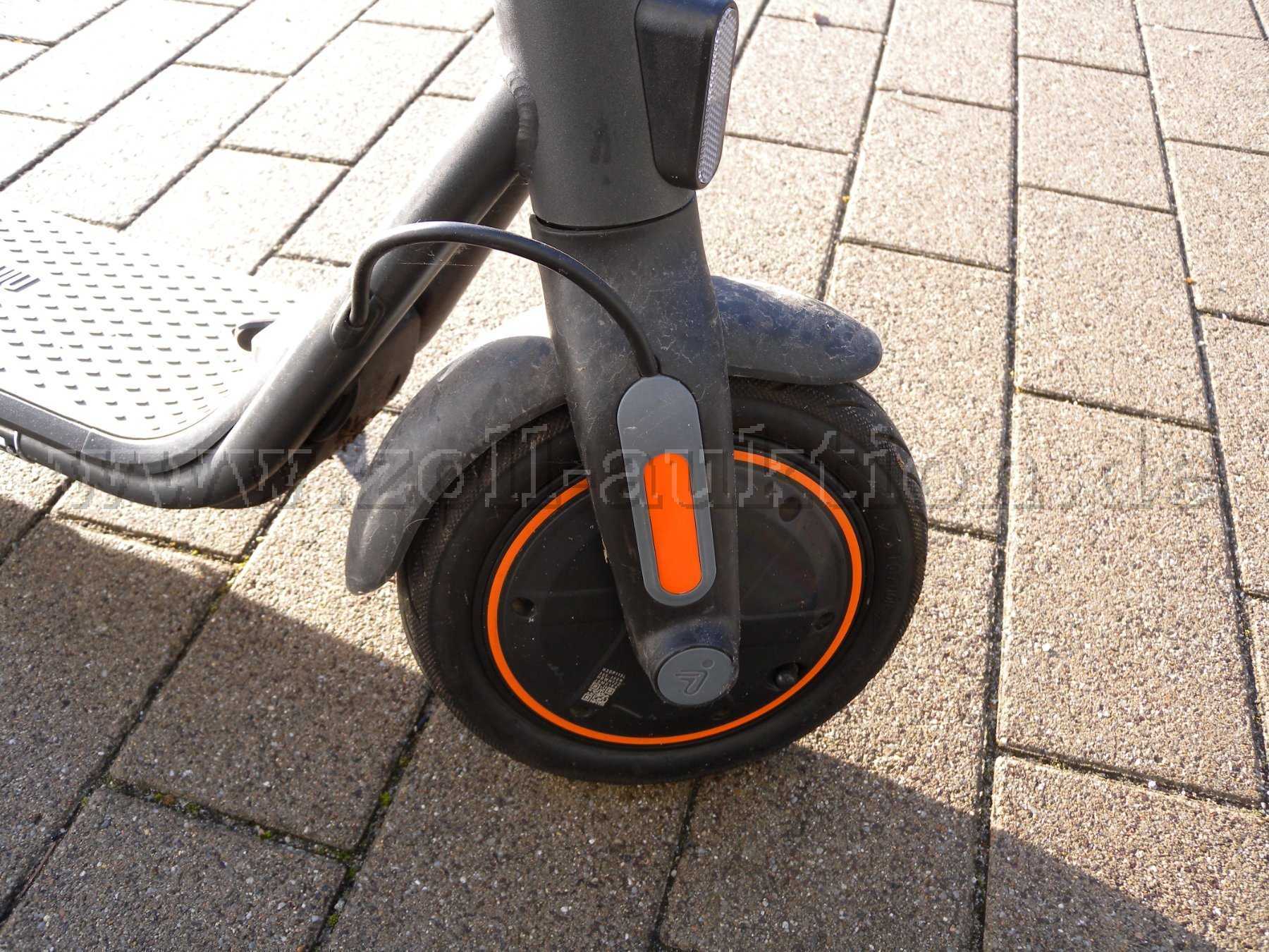 Ansicht Vorderrad bei Schatten